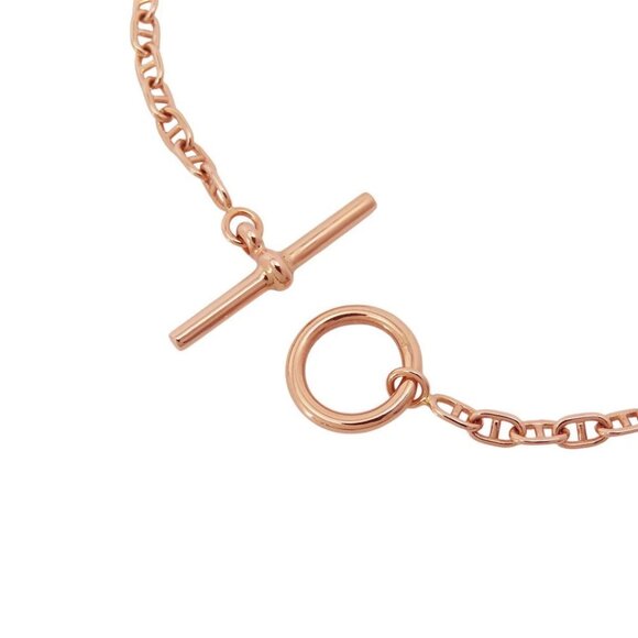 HERMES New Farandole Bracelet Size SH 18K Pink Gold - Picture 7 of 9